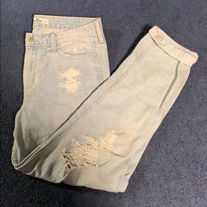 High Waisted Boyfriend Jeans